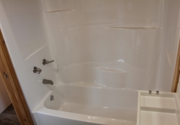60" tub/ shower