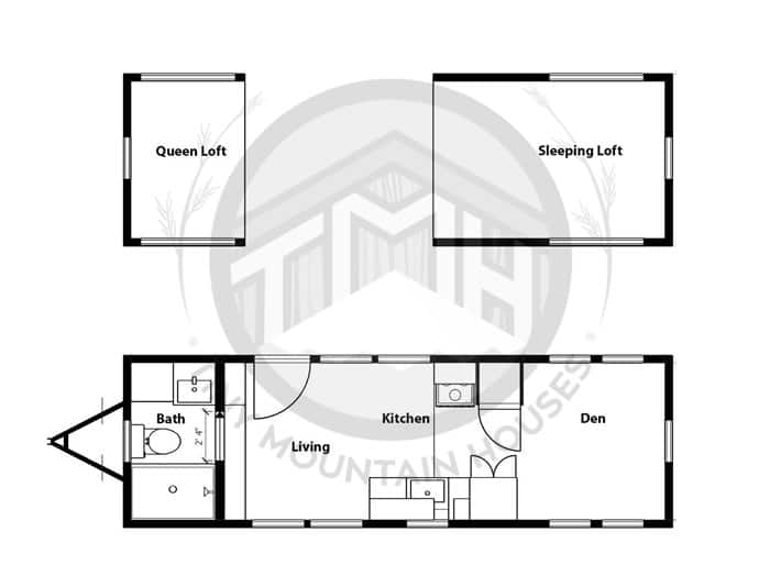 bachelorfloorplan Tiny Mountain Houses